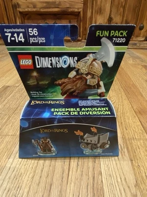 LEGO DIMENSIONS: Lord Of The Rings Gimli Fun Pack (71220) Brand New Sealed