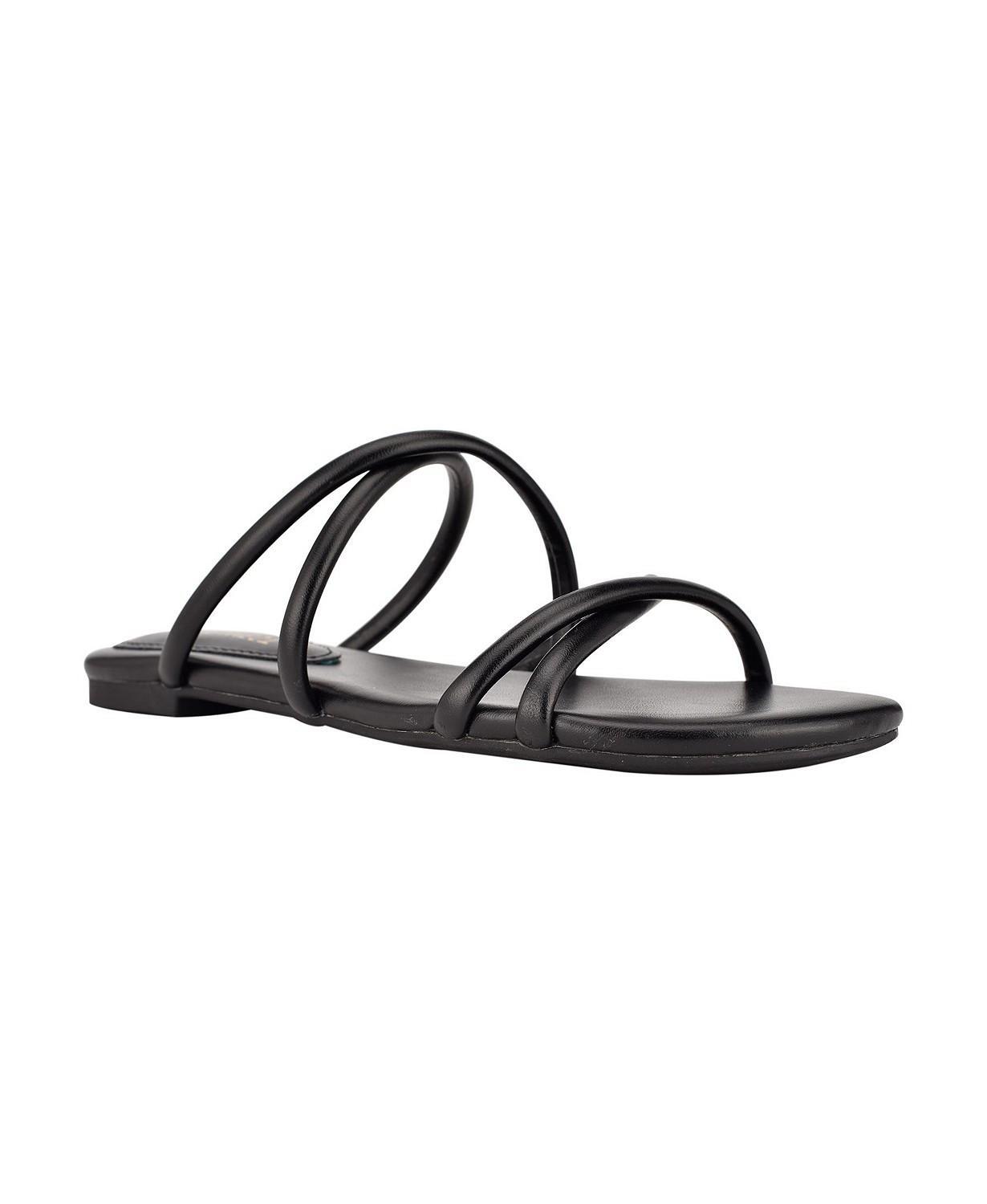 Nine West Womens Womens Beva Criss-Cross Slip-On Flat Sandals | eBay
