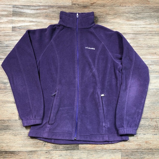 Columbia Women's FullZip Purple Fleece Jacket Size Small E71 eBay
