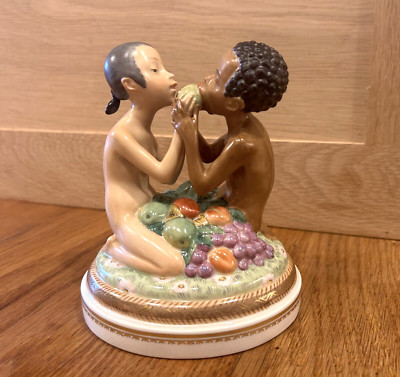 Royal Copenhagen Forbidden Fruit Adam & Eva Figur - Top Zustand