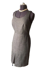 Ann Taylor Petites Women's Dress Black & White Sleeveless Size 10P New