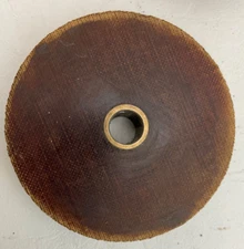 Wire Rope MASTHEAD SHEAVE 2 1/2” x 1/2”. Pin hole 3/8”.  Composite. Brass Insert