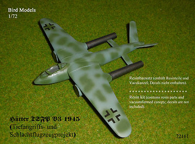Hütter TSFP V3 1945 1/72 Bird Models Resin Kit / Resin Kit