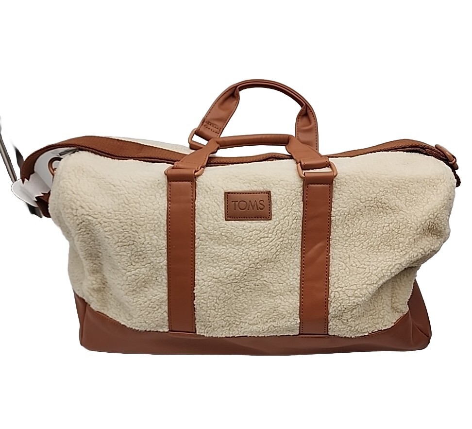 TOMS Unisex Sherpa Duffle Weekender Carry-On Travel Overnight Bag - Main Image
