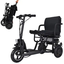 Travel Mobility Scooter 700W 3-Wheels Folding Electric Portable Scooter 20 Miles