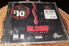 BLOOD Shareware: Spill Some 1997 DOS/PC, CD-ROM Survival Horror Game NEW SEALED!