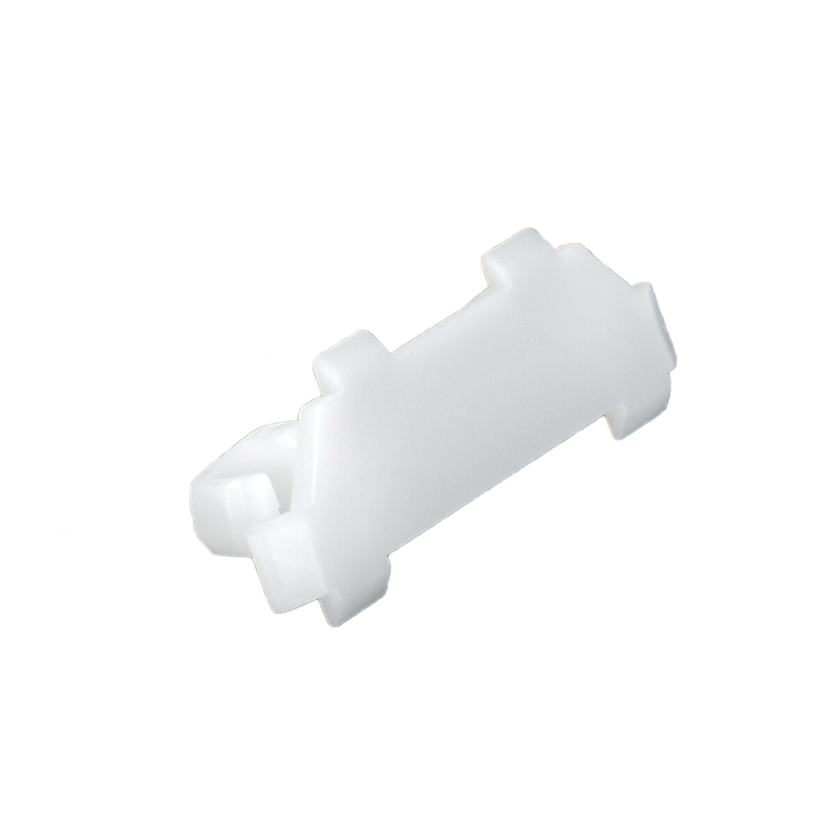 2x Side Sill Trim Mounting Clips For Mercedes W210 & S210 - White Plastic, OEM Style 4 thumbnail image