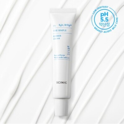 SCINIC The Simple Barrier Cream 40ml VEGAN Moisturizing Cream Soothing Cream NEW