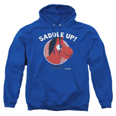 GUMBY SADDLE UP Licensed Adult Hooded Sweatshirt Hoodie SM-3XL