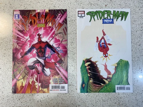 Spider-Man: India #1 & #2 (variant) NM/VF+ Marvel Comics 2023 Gemini Shipping