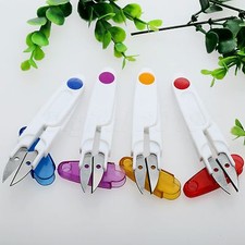 Plastic Handle Safe Sewing Snip Thread Cutter Scissors Clipper Cross Stitch Tool