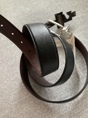 ?Harness Buckle Cut-To-Size Reversible Belt, 30mm COACH Harness Buckle Cut To Size Reversible Belt, 30 Mm  main image 2