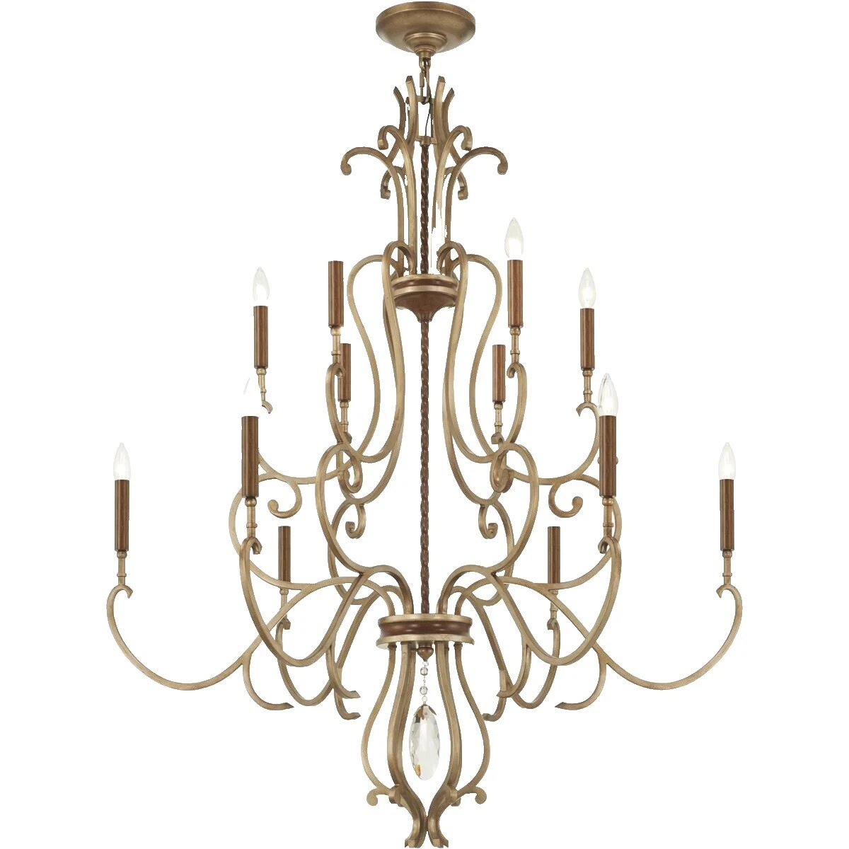 Metropolitan Brown Bronze Chandeliers & Ceiling Fixtures