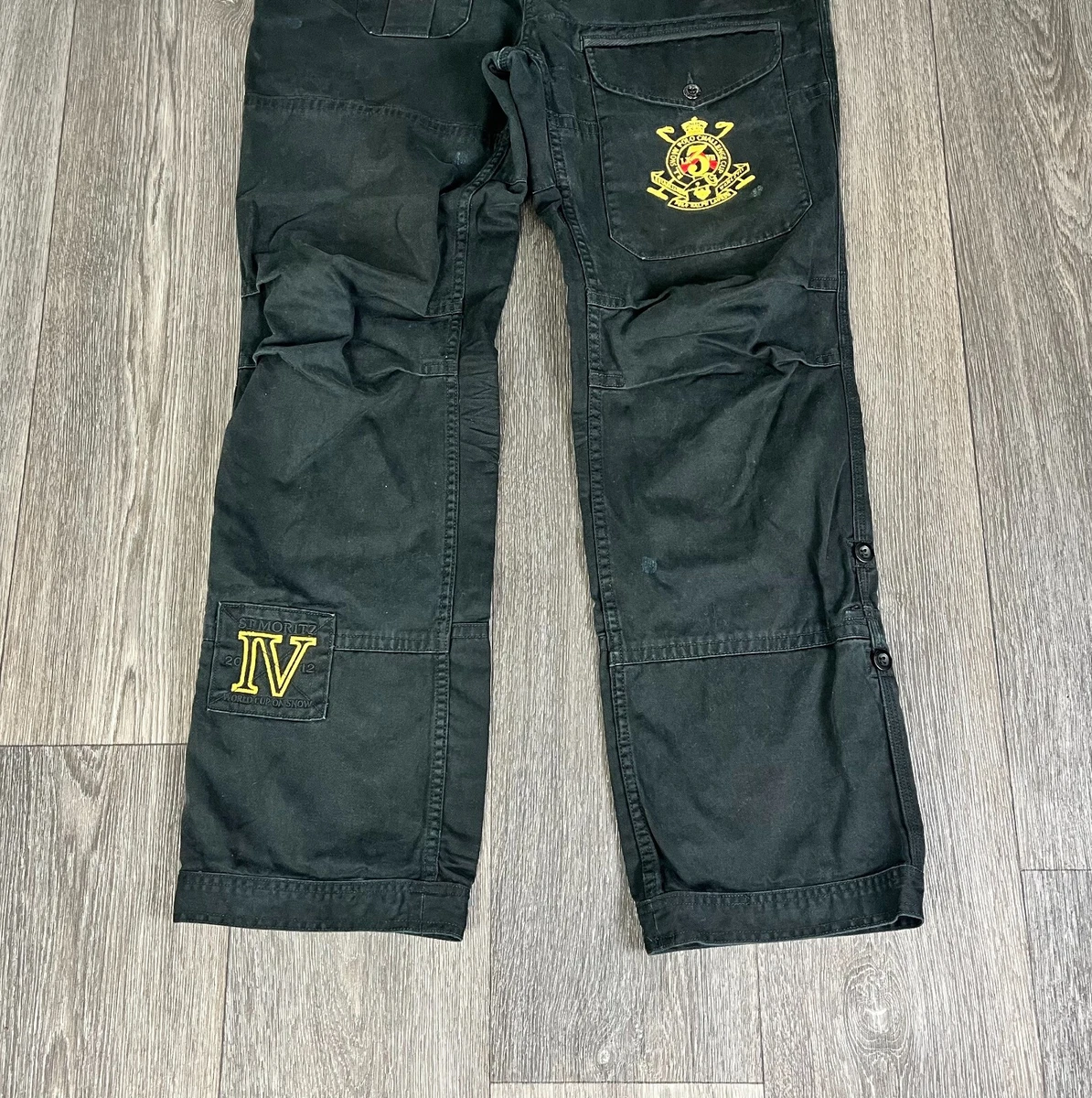 Ralph lauren black cargo pants 2025