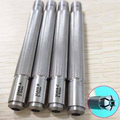2.0-11.0mm Assortment of 4pcs Stainless Steel 30409 Watch Crown Winder Tool