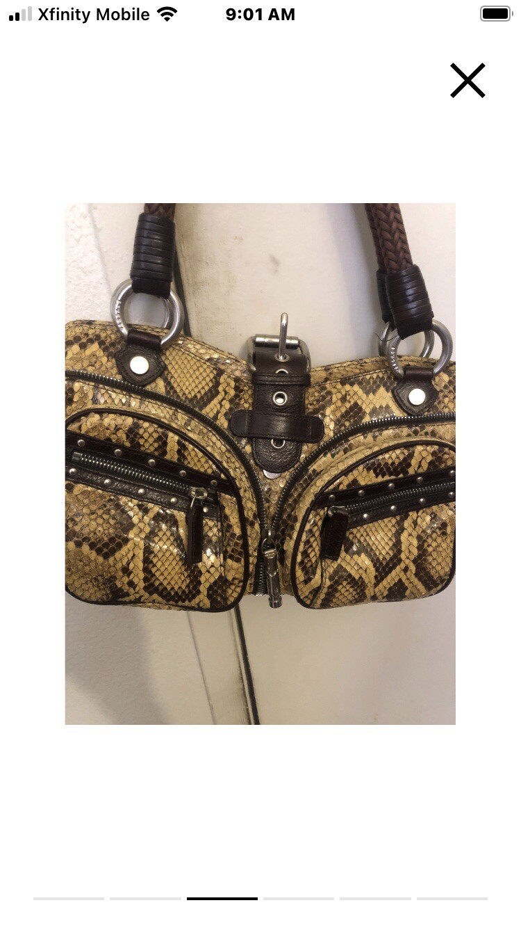 Versace Python Handbag - image 3