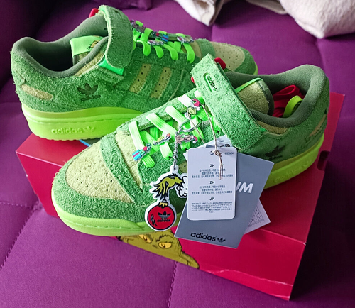 adidas originals forum low grinch