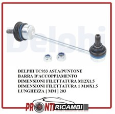 2 PZ DELPHI TC933 Bielletta barra stabilizzatrice LAND ROVER FREELANDER I