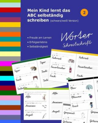 Mein Kind Lernt Das Abc Selbst?Ndig Schreiben: W?Rter Schreibschrift - Schw...