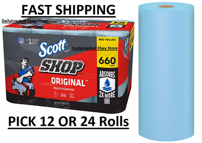 Kimberly Clark Scott Shop Original 75147 Heavy Duty Blue Hand - Foto 4