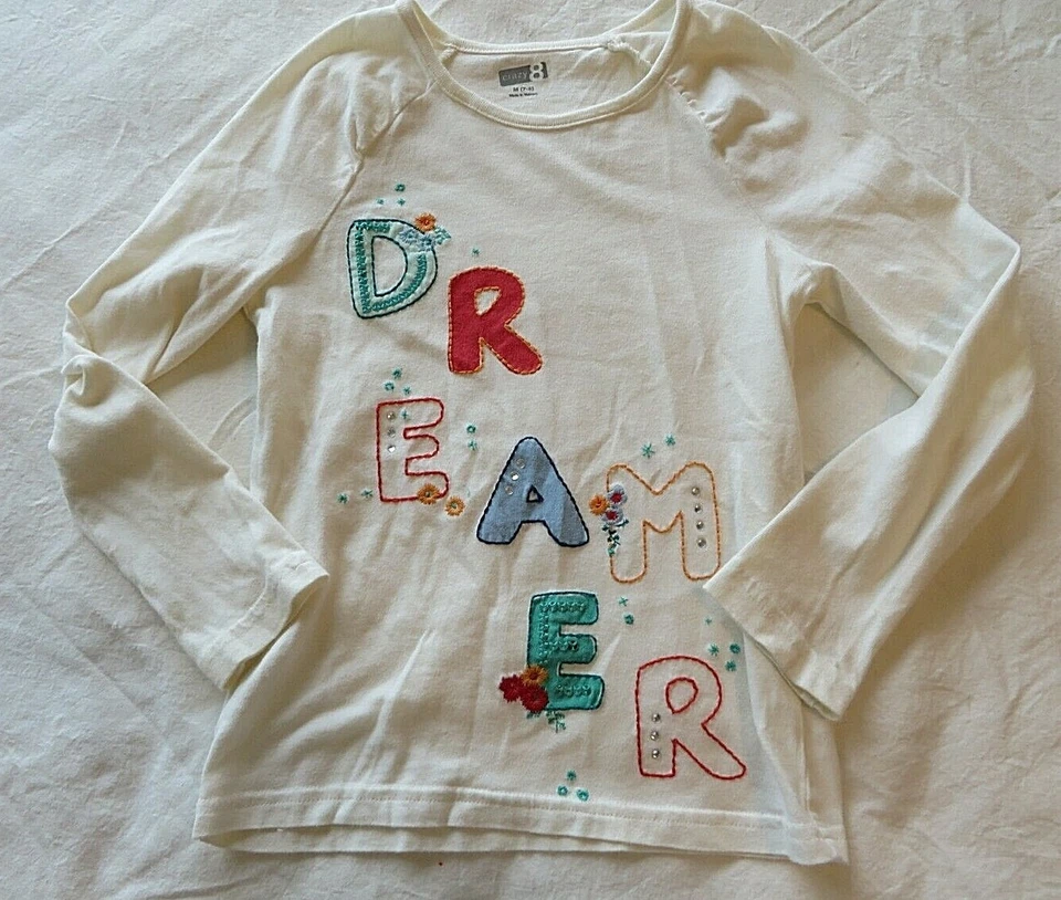 Crazy 8 Girls Jeans & Top Set Skinny Adj Waist Jeans Long Sleeve Tee 8  #8589 - Image 2 of 4