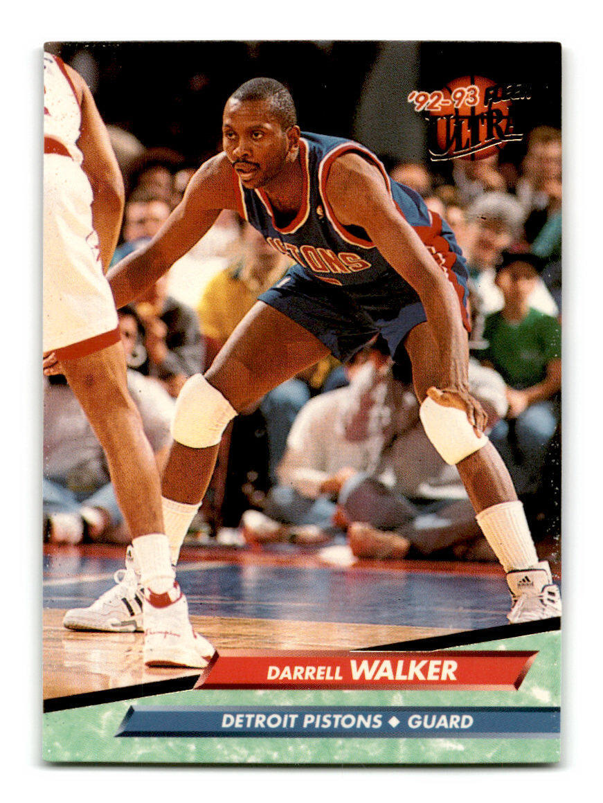 1992-93 Ultra Darrell Walker #60 Detroit Pistons