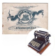 Repro Smith Premier No.1 Typewriter Trade Catalog Vtg History Antique Syracuse thumbnail