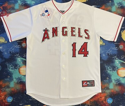 Majestic MLB Anaheim Angels Mike Scioscia Baseball Jersey | eBay