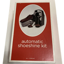 2007 Target Automatic Shoeshine Kit 8 Pc Set New Old Stock Shoe Care Polish Kit