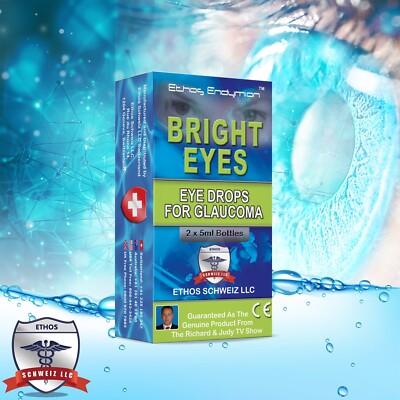 Ethos NAC Bright Eyes for Glaucoma Augentropfen - 2 x 5ml Flaschen (kostenloser Versand)