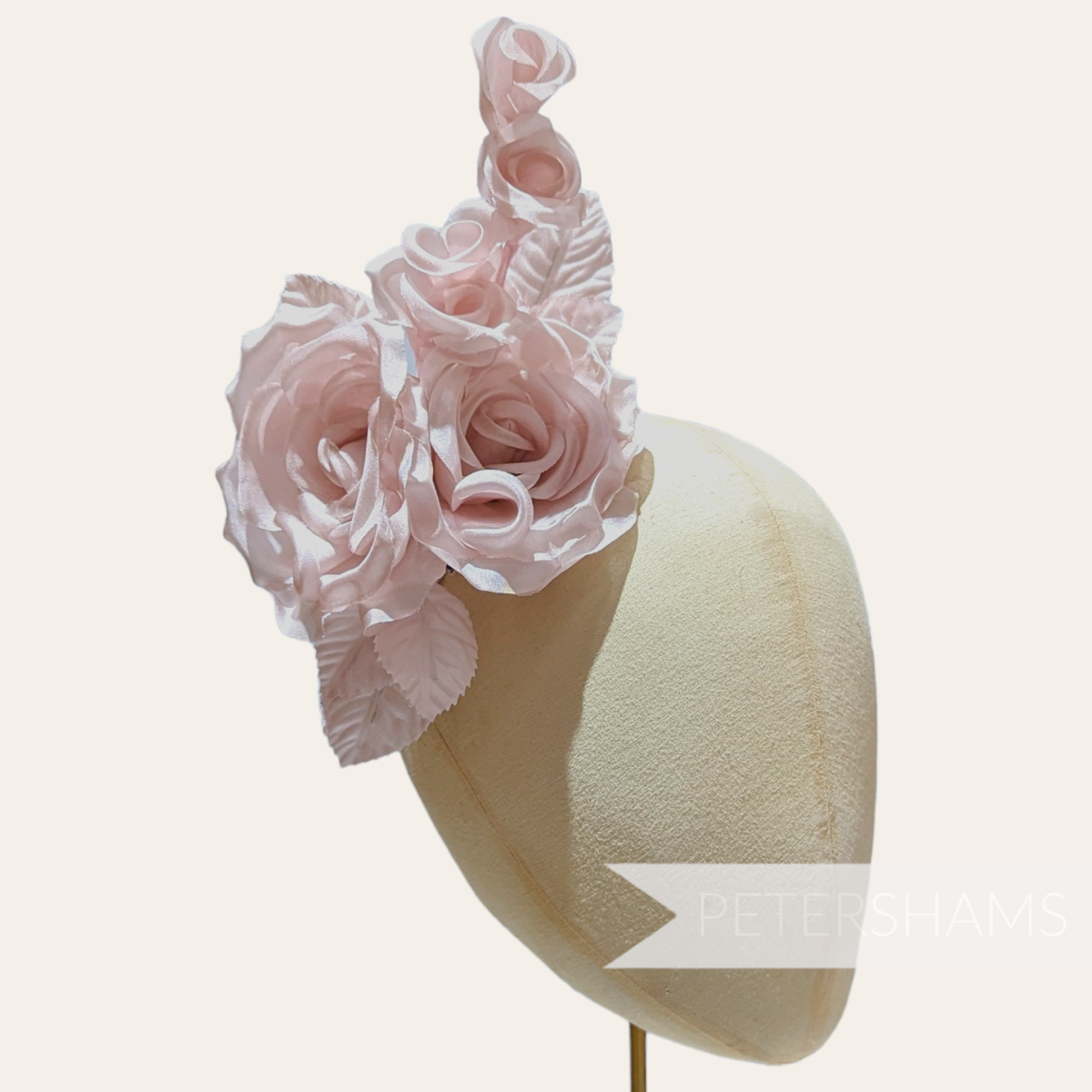 Double Silk 'Colette' Millinery Flower Mount for Hat Making and