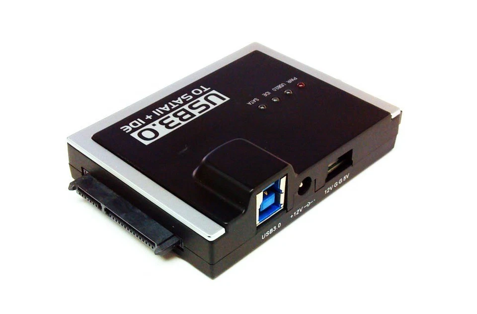 20PCS - USB3.0 to SATA II 3.5" & 2.5" IDE Converter, with US Power Adapter - Image 2 of 3