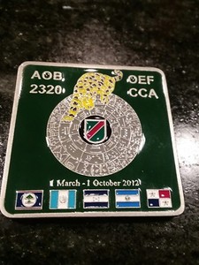 REAL AOB 2320 OEF CCA Special Forces Challenge Coin ODA 2323 2215 2324 2326