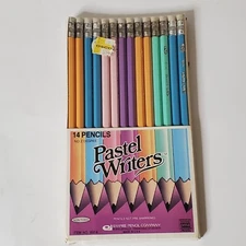 Empire Pencil Company  10 Count Vintage Empire NO. 2 Pastel Writers Pencils