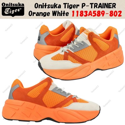 Onitsuka Tiger P-TRAINER Orange White 1183A589-802 Unisex Size