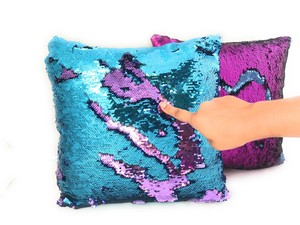 five below sequin pillow