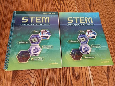 Abeka STEM Project Guide  Student book and Teacher Key book