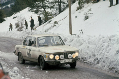 Pierre Maublanc Jean Louis Demarquet BMW 2002 1972 Rally Car Old Photo