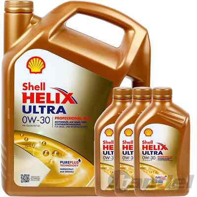 1x5L+3x1L SHELL HELIX PROF. AV-L 0W30 passend für VW 504.00 507.00 PORSCHE C30
