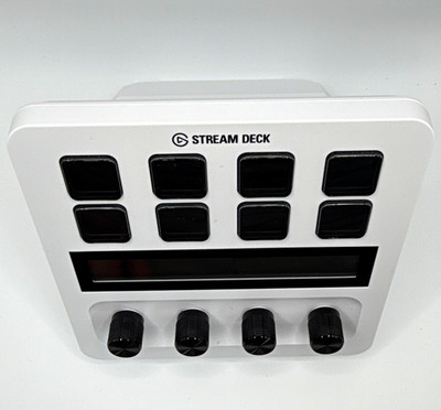 Elgato Stream Deck+ White Programmable Keypad USB-C QWERTY English