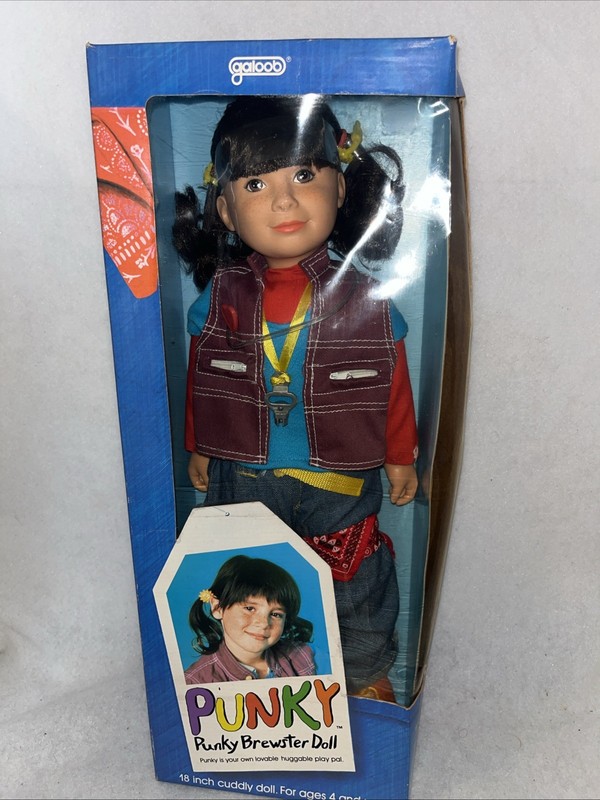 NEW NRFB  Vintage 18" Punky Brewster Cuddle Doll - 1984 Galoob -