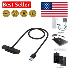 Compact 2.5 SATA to USB 3.0 Hard Drive Converter - Hot-Swap Plug Play