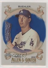 2021 Topps Allen & Ginter Chrome Blue Refractor 140/150 Walker Buehler #48 04cw