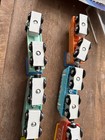 Gigglescape Magnetic Trains Cars 8pcs. Works With Wooden Track Hardly Used — photo 9