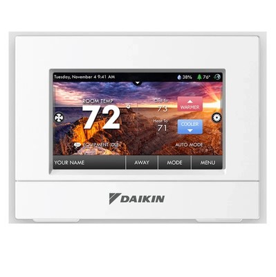 Daikin Commercial DT4273C 4H/2C Touchscreen Thermostat Wi-Fi Humidification WF1