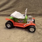 1970s Tonka Thunder Hubs Hot Rod Roadster Coupe Pressed Steel USA Green/Orange