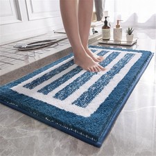 Soft Plush Bath Mat Non Slip, Water Absorbent Bathroom Rugs, Microfiber 31.5x20