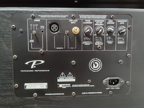 Paradigm Reference Seismic 12a Subwoofer Speaker PARTS/REPAIR - Foto 7 di 7