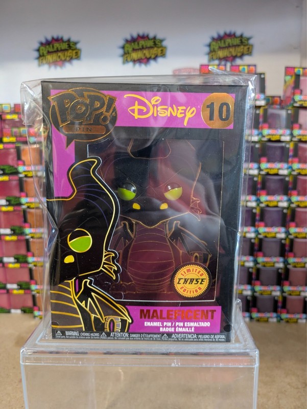 FUNKO POP! Enamel Disney RARE #10 Maleficent (Dragon) (Pin) [Chase] [VAULTED]