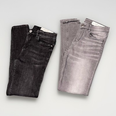 Damen Jeans 2er-Pack Super Skinny Ankle + Regular